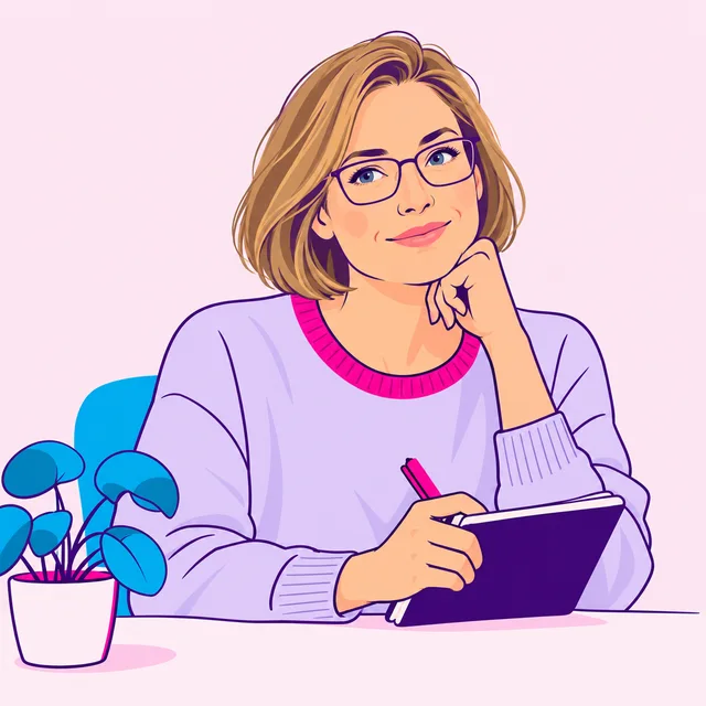 Stilisiertes Porträt von Dr. Miriam Vossen